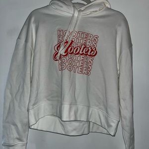 Hooters cropped hoodie